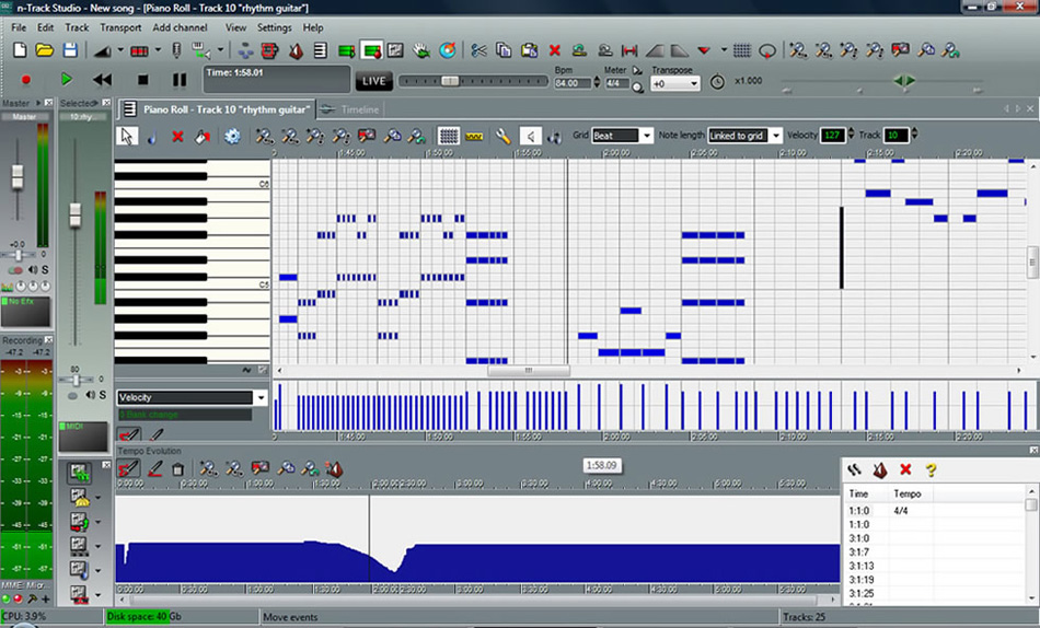 ntrack mixer