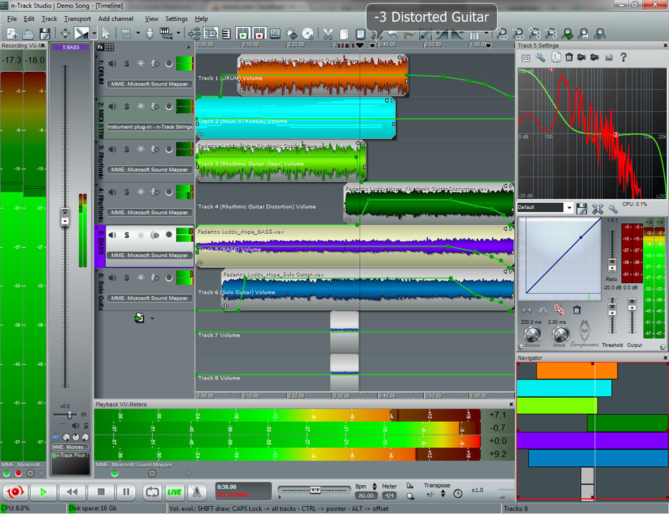 ntrack mixer
