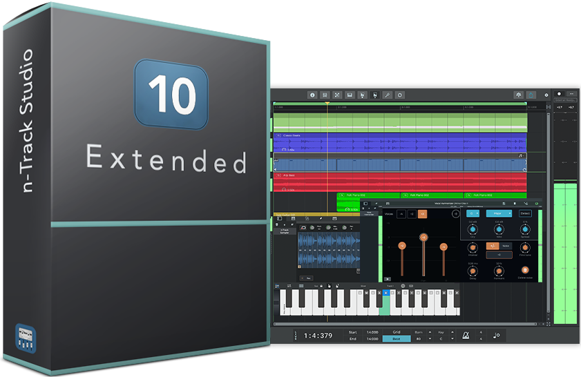 n-Track Studio Extended Edition - for Windows and Mac