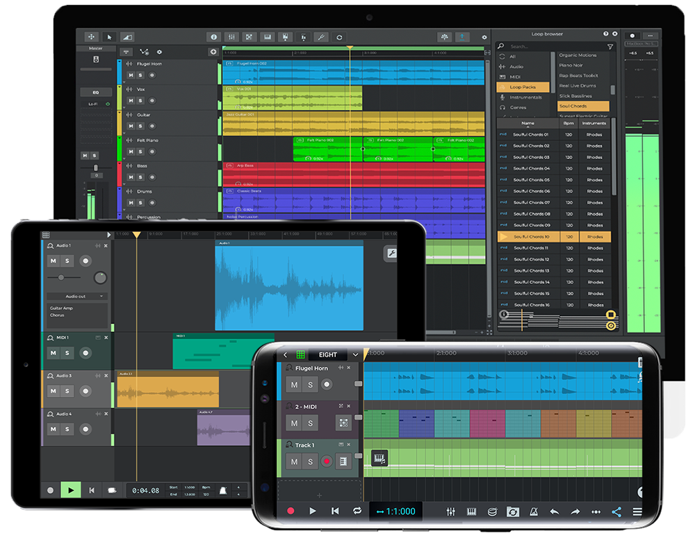 n-Track Studio for Windows and Mac